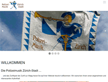 Tablet Screenshot of polizeimusik.ch